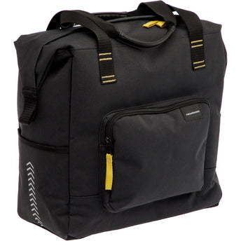 Tulum Camella Shopper-Fahrradtasche 26 Liter, PET, Schwarz