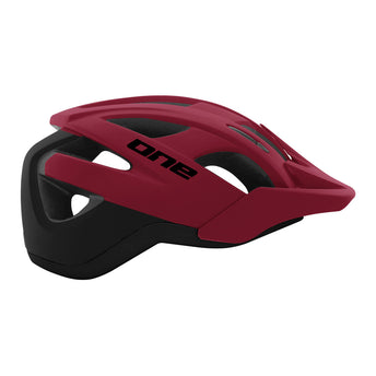 Trail Pro Fahrradhelm verstellbar Bordeaux/Schwarz Größe 58-61 cm (L)