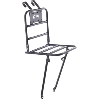 Vorderer Gepäckträger Comfort Transport 26/28 Zoll Stahl Schwarz