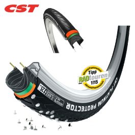 28x1.50 (40-622) PLATINUM PROTECTOR zwart Reflex draad 730232 CST