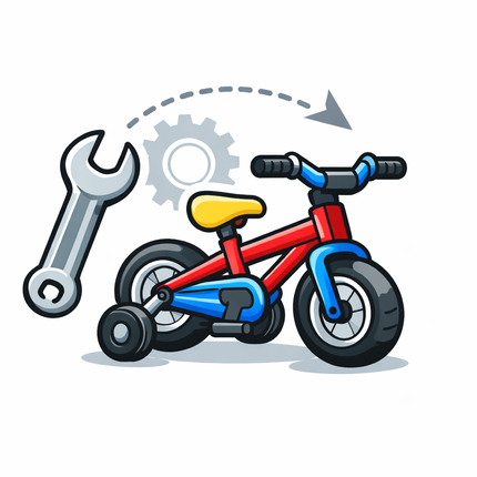 Afmontage_kinderfiets