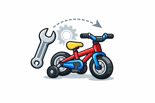 Afmontage_kinderfiets