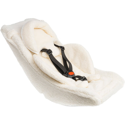 Plus Comfort Babyschale für Lastenrad/Fahrradanhänger Schaf Weiß