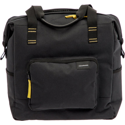 Tulum Camella Shopper-Fahrradtasche 26 Liter, PET, Schwarz