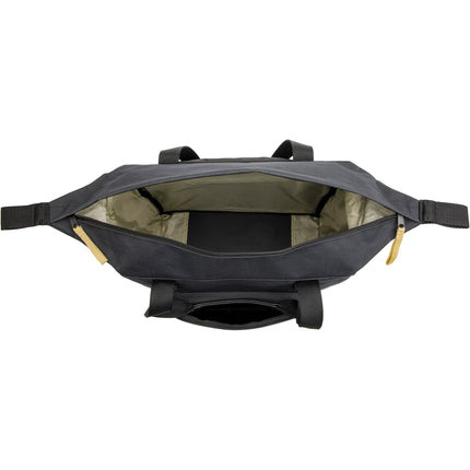 Tulum Camella Shopper-Fahrradtasche 26 Liter, PET, Schwarz