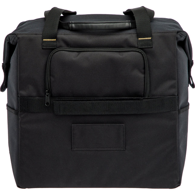 Tulum Camella Shopper-Fahrradtasche 26 Liter, PET, Schwarz