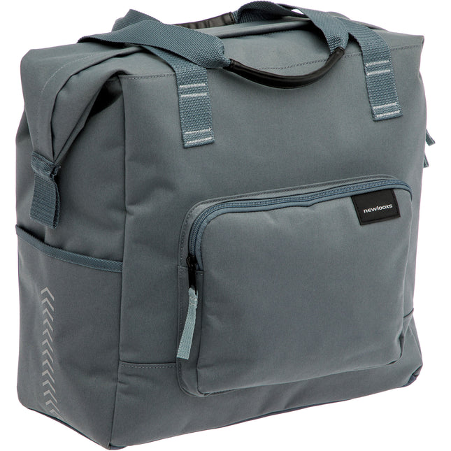 Tulum Camella Shopper-Fahrradtasche 26 Liter, PET, Graugrün