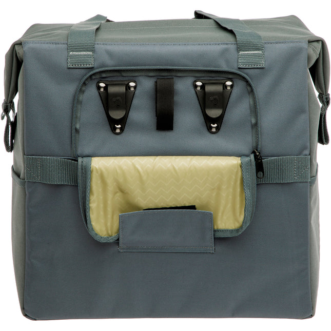 Tulum Camella Shopper-Fahrradtasche 26 Liter, PET, Graugrün
