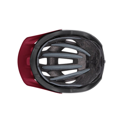 Trail Pro Fahrradhelm verstellbar Bordeaux/Schwarz Größe 55-58 cm (M)