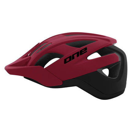 Trail Pro Fahrradhelm verstellbar Bordeaux/SchwarzÂ Größe 58-61 cm (L)