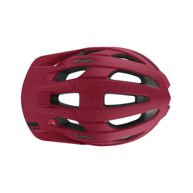 Trail Pro Fahrradhelm verstellbar Bordeaux/SchwarzÂ Größe 58-61 cm (L)