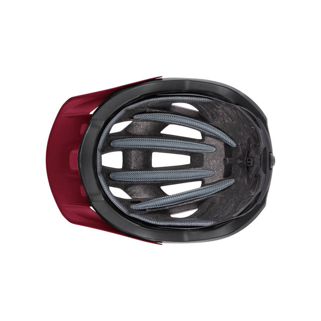 Trail Pro Fahrradhelm verstellbar Bordeaux/SchwarzÂ Größe 58-61 cm (L)
