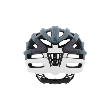 MTB-Rennradhelm verstellbar Grau/Weiß Größe 54-58 cm (S/M)