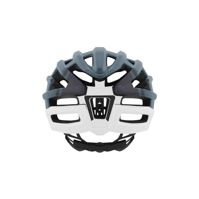 MTB-Rennradhelm verstellbar Grau/Weiß Größe 54-58 cm (S/M)