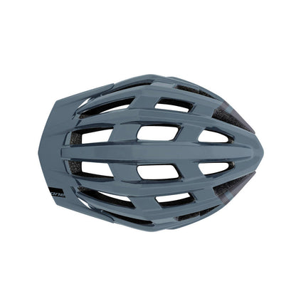 MTB-Rennradhelm verstellbar Grau/Weiß Größe 57-61 cm (M/L)