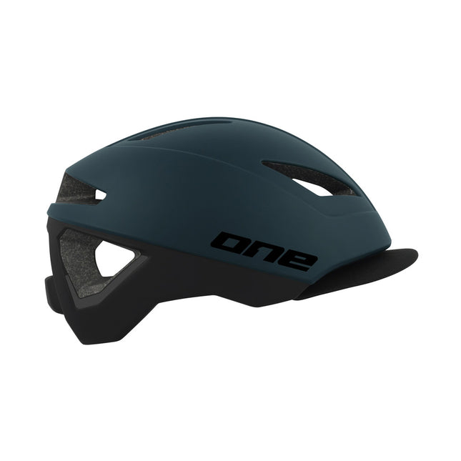 Crossride Fahrradhelm verstellbar Petrolblau Größe 57-61 cm (M/L)