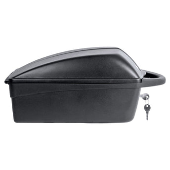 fietsbox afneembaar 11 liter kunststof zwart
