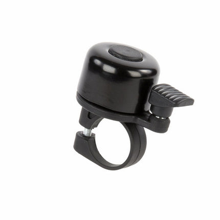 Mini-Fahrradklingel mit Federklöppel Schwarz