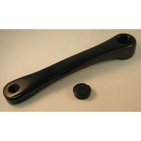 CRANK kurbelloses Aluminium 170 mm LINKS Schwarz