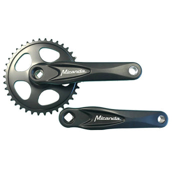 Kurbelgarnitur Alfa 1, 38T 3/32“ 170 mm schwarz