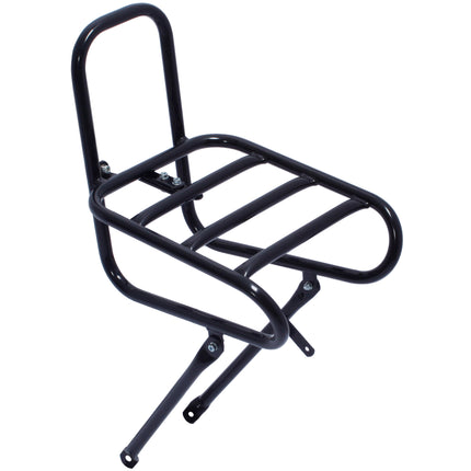 Smooth Vorderer Gepäckträger 25 cm Kronenbolzenmontage Mattschwarz