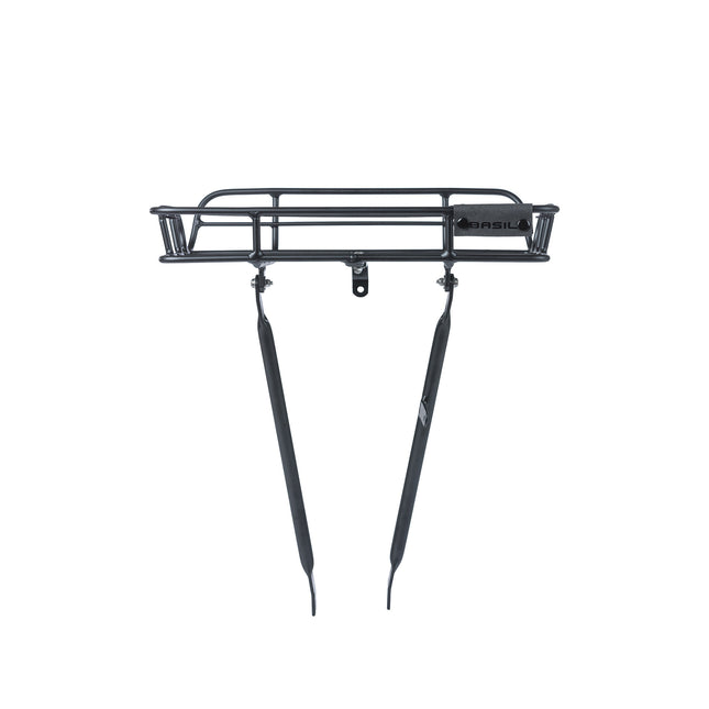 Vorderer Gepäckträger Portland 26/28 Zoll Aluminium Schwarz