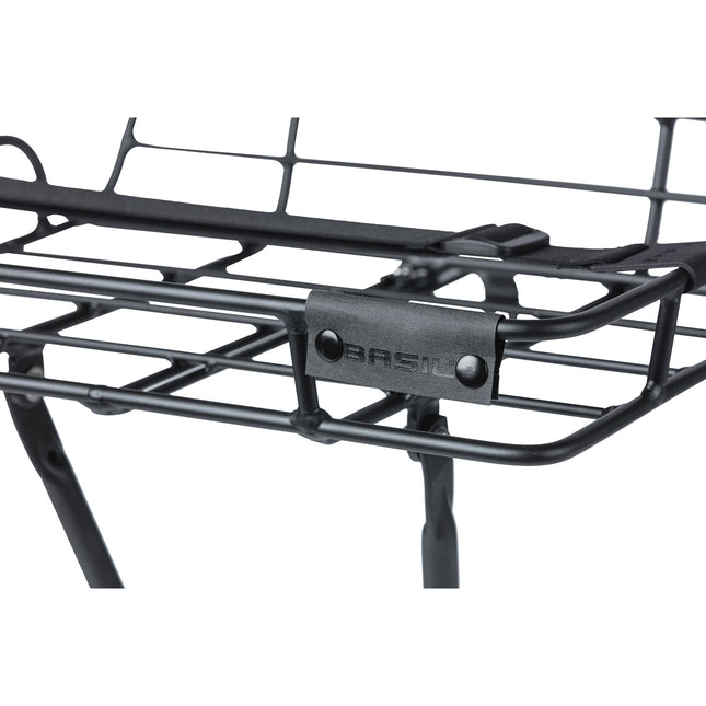 Vorderer Gepäckträger Portland 26/28 Zoll Aluminium Schwarz