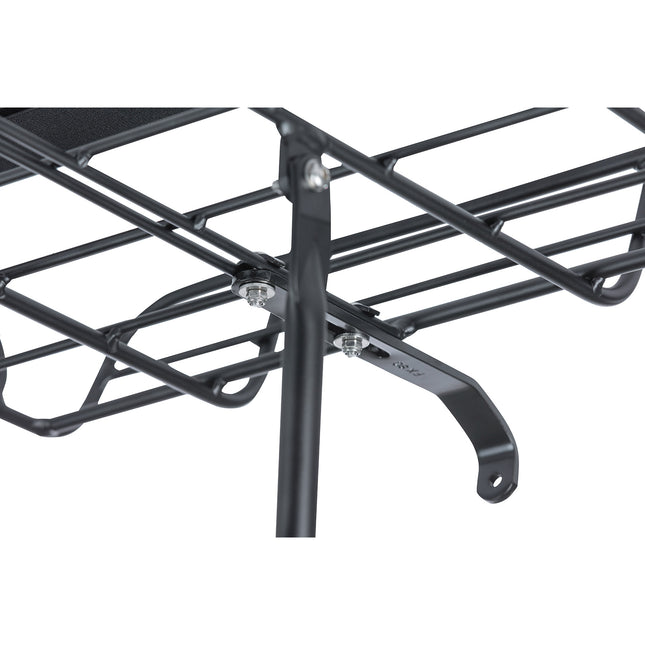 Vorderer Gepäckträger Portland 26/28 Zoll Aluminium Schwarz