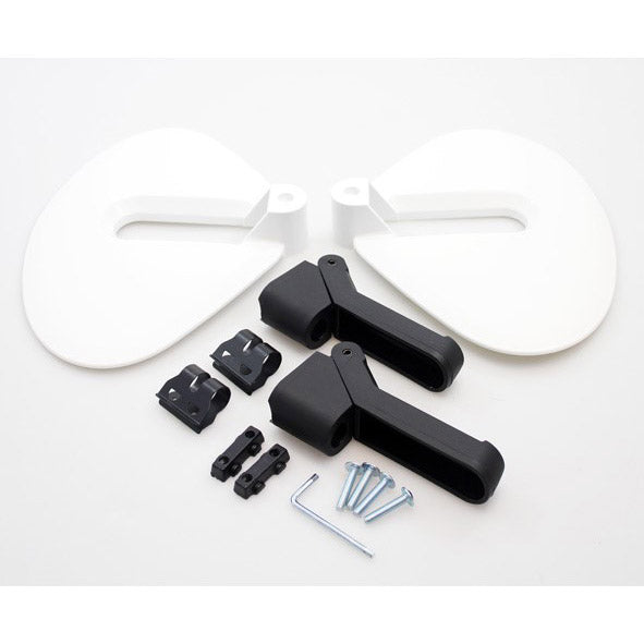 Junior-Fußstützen-Set weiß