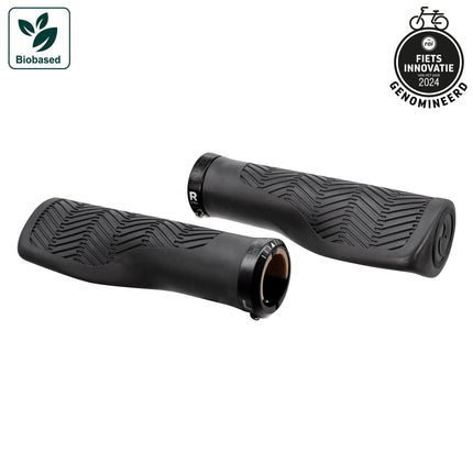 Nucore Tour Wave Fahrradgriffe 130 mm ø22 mm schwarz