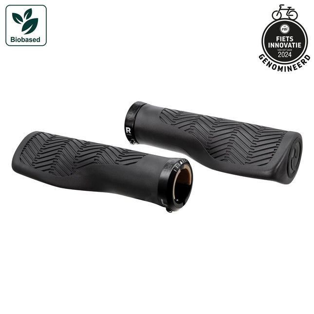 Nucore Tour Wave Fahrradgriffe 130 mm ø22 mm schwarz