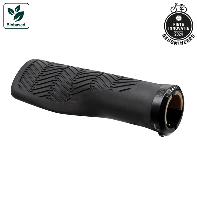 Nucore Tour Wave Fahrradgriffe 130 mm ø22 mm schwarz
