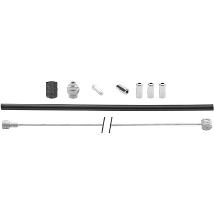 Remkabelkit universeel 1700 mm/2250 mm verzinkt zwart