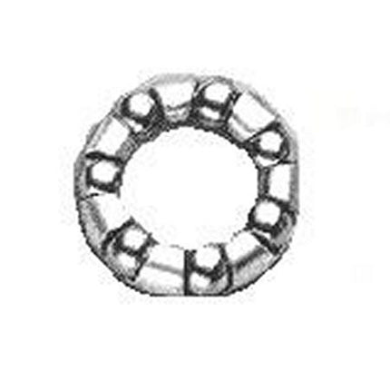 Vorderachslager 7 Kugeln 13 mm Silber