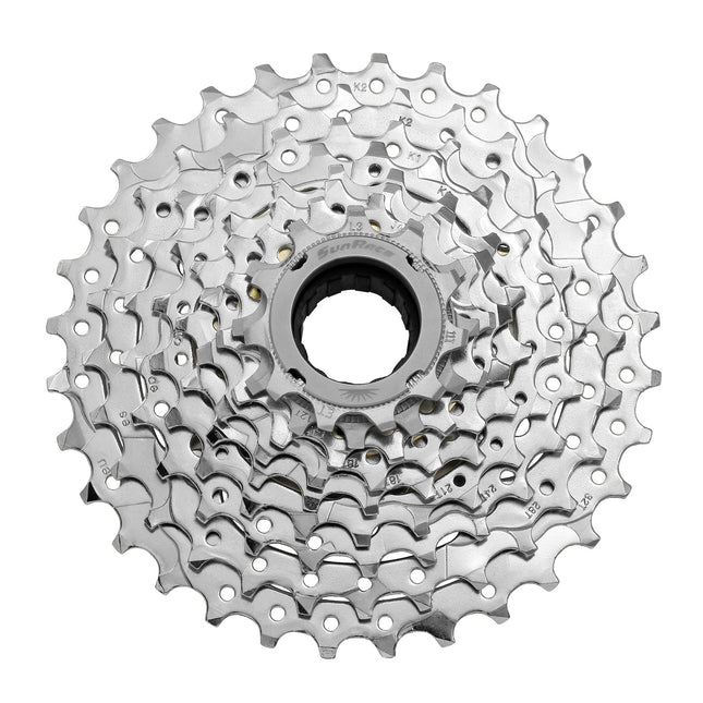 Freilauf Mfex9 E-Bike 9V 11-32T Aluminium silber/gold