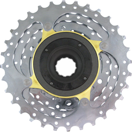 freewheel Mfex9 E-bike 9V 11-32T aluminium zilver/goud