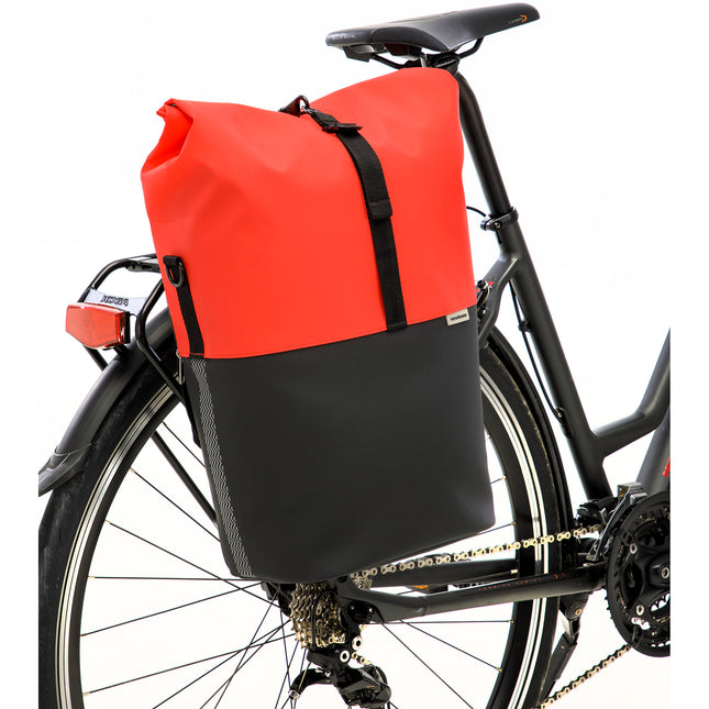 Nyborg Einzeltasche 17L wasserdicht Schwarz/Rot