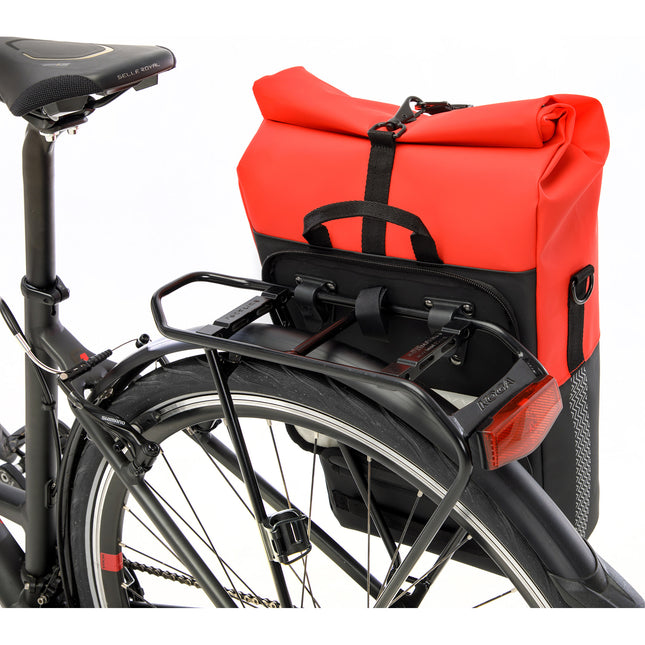 Nyborg Einzeltasche 17L wasserdicht Schwarz/Rot