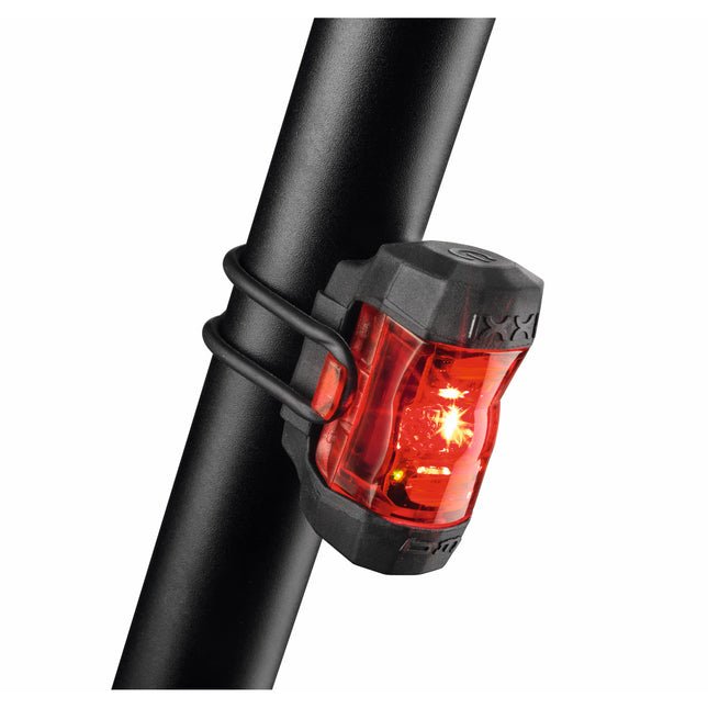 Ixxi LED-Rücklicht aufladbar schwarz/rot