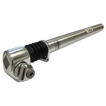 Gefederte Sattelstütze 27,2 x 310 mm Aluminium silber