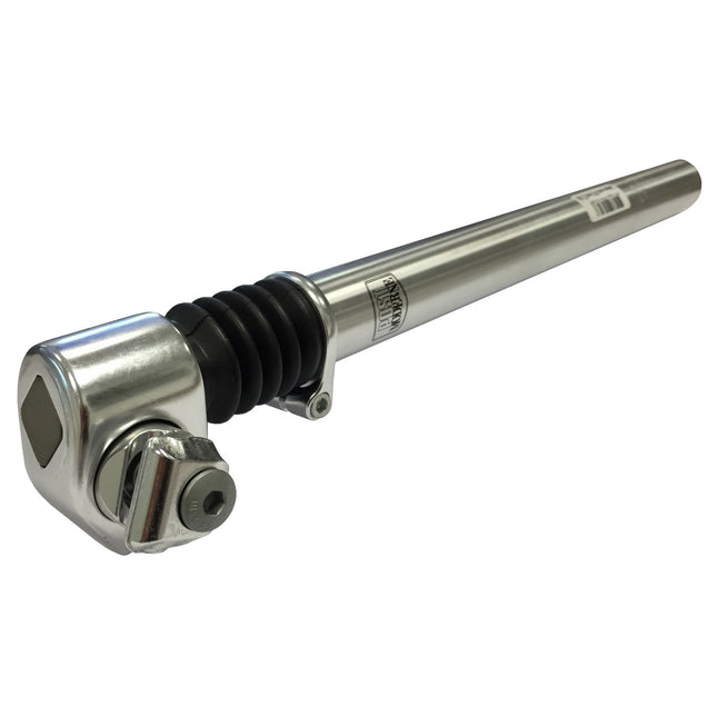 Gefederte Sattelstütze 27,2 x 310 mm Aluminium silber