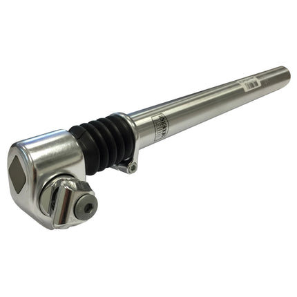 Gefederte Sattelstütze 27,2 x 310 mm Aluminium silber