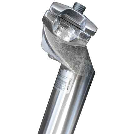 Starre Sattelstütze 26,8 x 350 mm Aluminium Silber