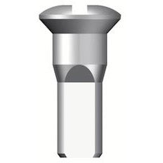 Speichennippel 13G rund 14,5 mm silber (100 Stück)