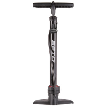 Fahrradpumpe mit Manometer aus Stahl 11 bar