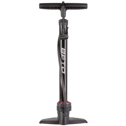 Fahrradpumpe mit Manometer aus Stahl 11 bar