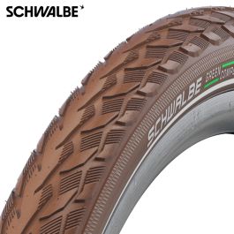 28x1 5/8x1 3/8 (37-622) DELTA CRUISER PLUS bruin Reflex draad 11159006 Schwalbe