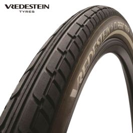 28x1.50 (40-622) CLASSIC TOUR zwart-bruin Reflex draad 28661 Vredestein