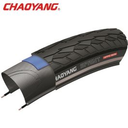 28x1.75 (47-622) SPRINT zwart Reflex draad met 1.5 mm Kevlar-Floc anti-lek EBA0205001W Chaoyang