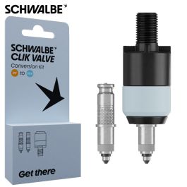 CLIK VALVE Conversion Kit 2 (2 ventielen + adapter voor pomp) van DV naar SCV 3545 Schwalbe